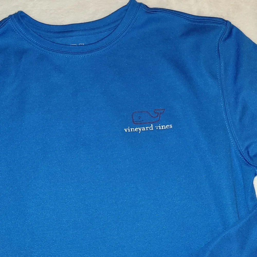 Vineyard Vines Boy's Performance Shirt Size Large Blue - Picture 3 of 5